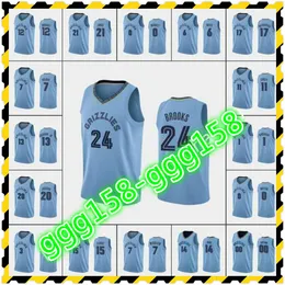 2021 Print Men 's Kids Jersey 모든 플레이어 JA Morant Jaren Jackson Jr. Dillon Brooks City Brandon Clarke Basketball Jerseys 유니폼