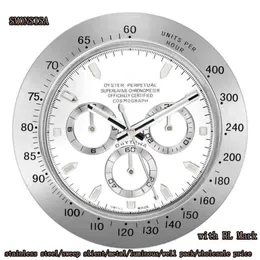 Luminous wall clock Metal Luxury Design Wall Watch Cheap Chrimas Best Gift X0726