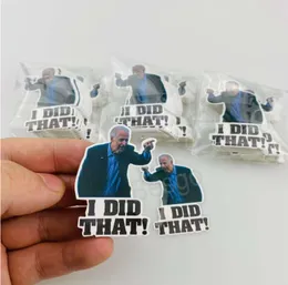 Biden ja jag gjorde det PVC -klistermärket Trump oregelbundna prank klistermärken Amerika Val Presidential SPOOF CAR DECORATION 13Style