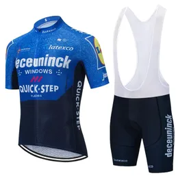 Equipe QuickStep Ciclismo Jersey 20D Sportswear Bike Calças MTB ROPA CICLISMO Homens Manga Curta Bicicleta Camisa Maillot Roupas De Corrida Conjuntos