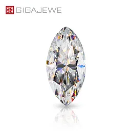 GIGAJEWE White D Color Marquise cut VVS1 moissanite diamond 0.5-3ct for jewelry making manual cut