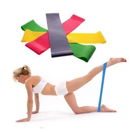 Widerstandsbänder, 1 Stück, Training, Fitness, Gummi, Übung, Fitnessstudio, Kraft, Pilates, Sport, Trainingsgeräte, zufällige Farbe