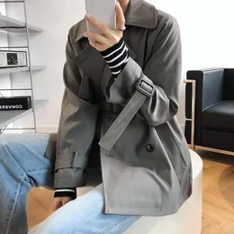 Womens Oversized Trench Coat Double Breasted British Style