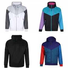 Moda Erkek Tasarımcı Ceketler Uzun Kollu Windinger Windrunner Erkekler Tam Fermuar Rüzgar Kesici Su Geçirmez Ceket Hoodie Trençkotları