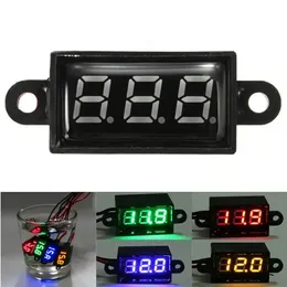 Wodoodporna 0,28inch DC 3.5-30V MINI DIGITAL LED VOLT Meterter do 12 V Moto