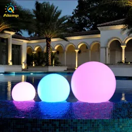 LED Night Light Ball 12-30cm 3D Magical Lua Luzes USB Recarregável 16 Cores IP68 À Prova D 'Água Lâmpada De Mesa De Jardim Lâmpadas Para Decoração