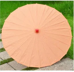 2021 Wholesale Cheap White Paper Umbrellas Bridal Wedding Parasols Chinese Style Mini Craft Umbrella DIY Painting Wedding Umbrella