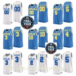 NCAA Final Four College Koszykówka UCLA Bruins 5 Chris Smith Jersey 10 Tyger Campbell Cody Riley Johnny Juzang Jaime Jaquez JR JRULS Bernard