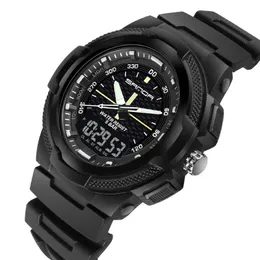Sanda Męskie Sport Digital Watch S Shock Wojskowy LED Quartz Wrist Zegar Wysokiej Jakości Luksusowa Brand Słynna Handwatch Montre Homme G1022