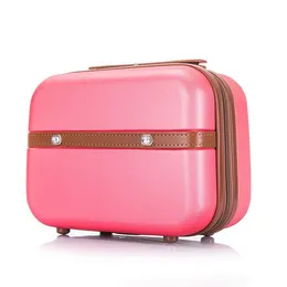 Makeup Case ABS Waterproof Storage Travel Cosmetic Bag Portable Professional Bags toalettartiklar Organiserfodral
