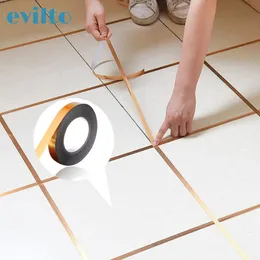 Fönsterklistermärkear Badrum Tillbehör Satser Väggtätning Tape Vattentät Gap Strip Adhesive Floor Tile Heminredning