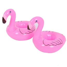 Andra pooler SpasHG Uppblåsbar drickskopphållare Färgglada koppar Matta Donut Flamingo Vattenmelon Citronformad PVC Simbassäng Flytmattor WH0437