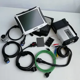 Strumento diagnostico MB Star C5 SD Connect con laptop CF19 SSD da 360 GB, software completo più recente 2021.03, set completo