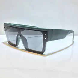 Sonnenbrille für Damen und Herren, Designer-1583-Stil, Anti-Ultraviolett, Retro-Schild, Linsenplatte, quadratisch, einteilig, vollständig mattierter Rahmen, modische Brillen, zufällige Box
