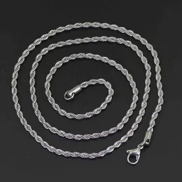 2021 Colar Twist Corrente Titânio Aço Index Steel Steelless Steelless Steels Hip-Hop Colares de Jóias Cadeias de Jóias Gift Bulk