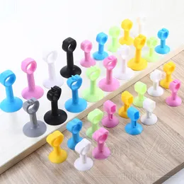 Various Sizes Household Anti-collision Silicone Door Stopper Doorknob Wall Protector Mute Crash Pad Rubber Stoppers YL0349