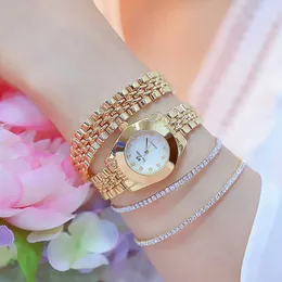 Luxury Brand Women Watches Reloj Mujer Fashion Creative Gold Ladies Quartz Watch Women Bracelet Wristwatches Relogio Masculino 210527