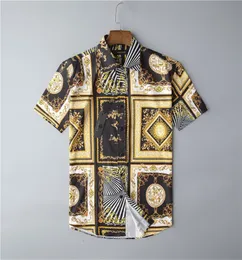 2021 Luxus Designer Business Casual Shirt, lange Ärmel, Streifen, dekorative Social Herren T-Shirt, Mode-Druck M-3XL Old Shop Yiyefeichen