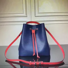 Wholesale M54370 M54366 Neo Shoulder Bags Genuine Leather Buc Noe Ket Bag No Women Drawstring Tote Classic Handbags Fashion Cross Body Bag