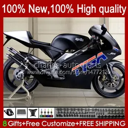 Body Kit For Aprilia RSV125RR RSV RS 125 R RR 125RR 99-05 36No.72 RS-125 RS4 RSV125 RS125 99 00 01 02 03 04 05 RSV-125 1999 2000 2001 2002 2003 2004 2005 Fairing flat black blk