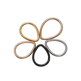 50 sztuk / partia Drop Seamless Hinged Segment Ring Clicker Chrząstki Nose Hoop Pierścienie przegrody 16gx8 / 10mm