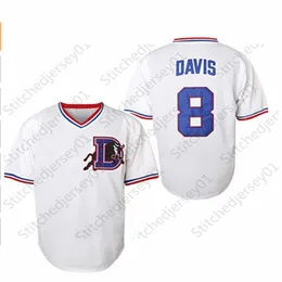 Mens Bull Durham 8 Crash Davis 37 Nuke 'Laloosh Baseball Jersey Double Stitched Name and Number High Quaily in Stock