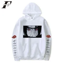 Sasuke / Kakashi Hoodie Men / Kvinnor Anime Streetwear Sweatshirt Kpop Boy / Girls Höst Vinter Hip Hop Sasuke / Kakashi Hoodies Y211118