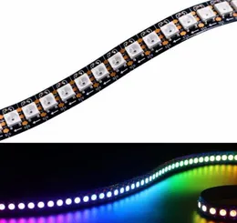 2021 Individuellt adresserbar flexibel LED -strip drömfärg IP30/IP65 Silikonbeläggning Vattentät DC5V Vit/svart PCB