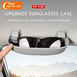 Outros acessórios de interiores colorir minha vida de upgrade de upgrade Sunglasses titular caixa de armazenamento de caixa para x1 E84 2009 - 2021 Styling de carro