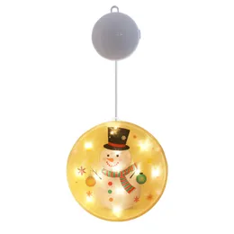High-end Christmas tree LED color painting hanging light room decoration battery LED hanging light curtain light new year GGB2363