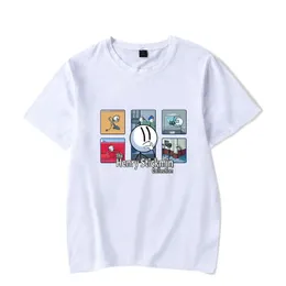 Męskie koszulki Moda Lato The Stickmin Collection T Shirt Mężczyźni Kobiety Dzieci Krótki Rękaw Casual Cute Drukuj wysokiej jakości trójniki