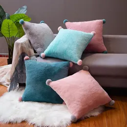 50cm Seat Cushion Long Plush Pillow Square Triangle Simple Style Back Bedroom Living Room Sofa Bed Gifts Cushion/Decorative