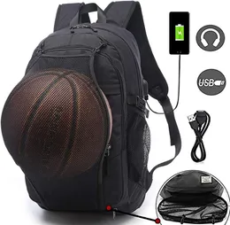 Plecak Backpack Marka Koszykówka Plecaki z ładowarką USB Torba szkolna Pro Sport Wodoodporna Ultra-Duża Pojemność