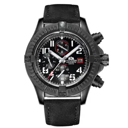 PAULAREIS Cavas Leder PVD Top Qualität Herren Herren Luxusuhr Master Automatikuhren Uhrwerk Mechanisch Gummi Oroiogio Mond Montre de Luxe Armbanduhren L14