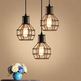 Pendant Lamps Retro E27 Hanging Chandelier Bedside Corridor Home Decoration For Living Room Loft Kitchen Bedroom Industrial Indoor Lighting