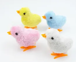 Party Favor Cute Wind Up Chick Plush Animals Toy Kids Boy Girl Stuffed Animals-Chick Clockwork Walking Toys Children Fun Gifts SN4355