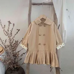 Spring Arrival Girls Fashion Coat Kids Korean Deisgn Jackets Coats 210528