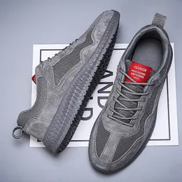 Più nuovo arrivo 2021 Scarpe da corsa da uomo mesh grigio beige suola morbida sneakers sportive casual scarpe da ginnastica all'aperto da jogging a piedi taglia 39-44