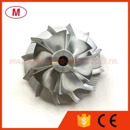 GT15-25 434812-0001/2 32.94/49.00mm 6+6 Blad Turbo Billet Compressor Wheel/Aluminium 2618/Milling Wheel för 713673-0004/713672 Turbochrager Patron/CHRA/CORE