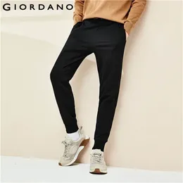 Men Pants Terry Joggers Cotton-Poly Spodnie Meskie Casual Trousers Solid Calca Masculina Stylish Jogger 211119