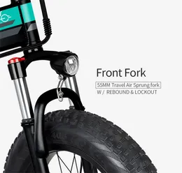 EU INSTOCKFIIDO M1 PRO Electric Bike 20 Inch Fat Tire 48V