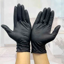 Disposable Gloves Black Latex Free Powder-free Exam Glove Size Small Medium Large X-large Nitrile Vinyl Hand Cover s xl