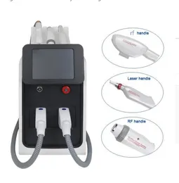 Portable Epilator 3in1 IPL Laser Hårborttagningsmaskin OPT HR Q Switched ND Yag Tattoo Remover Colorful Tattoos RF Skin Rejuvenation Face Lift Multi Beauty Device