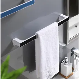 Toalhas de toalhas portador de suporte para o cabide montado na parede do banheiro prateleira rolo de penduramento Organizador do gancho