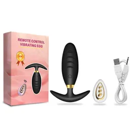 Massage objekt Anal Butt Plug Vibrator Vagina Kegelbollar Sexiga Leksaker Prostata Massager Vuxen Sexytoys Erotisk butik Buttplug för män Kvinnor Man Sexyy