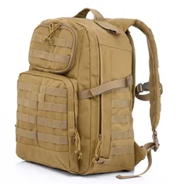 Outdoor Tactical Molle Backpack Army Military Assault Rucksack Travel Camping Climbing Hiking Pack Hunting Large Capacity Bag Q0721