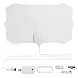 Factory Indoor Digital HDTV Antenna TV 900 Miles Radius Amplifier DVB-T2 Isdb-tb Clear Satellite Dish Signal Receiver Aerial