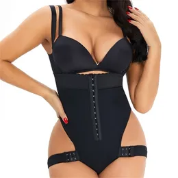 Bel eğitmeni popo kaldırıcı tam vücut shapewear fajas mide karnı şekillendirici korse, yüksek bel külotu seksi kalça arttırıcı 220307