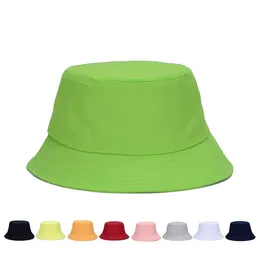 2021 Wiosna i jesień Jelly Color Fisherman Hat Street DIY Przenośny Trend Umywalka Kapituła Słońca JXW886