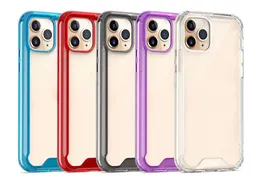 2 w 1 obudowa ochrony akrylowej dla Huawei P20 P20Pro dla Samsung A01 A10S A20S A51 A71 Uwaga 8 9 Case na pokrycie telefoniczne